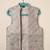 Grey embroidered open jacket indo western set for boys