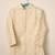 Cream embroidered indo western set for boys