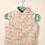 Peach embroidered kurta bandi set for boys
