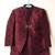 Maroon embroidered indo western set for boys