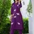 Grape Purple Embroidered Cotton Kurta Sets