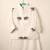 White embroidery on white modal kurta bandi set for boys