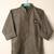 Green linen short kurta for boys