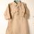 Fawn linen pathani set for boys