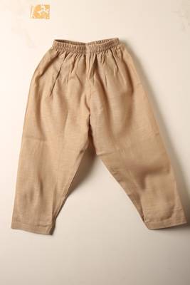 Fawn linen pathani set for boys 3