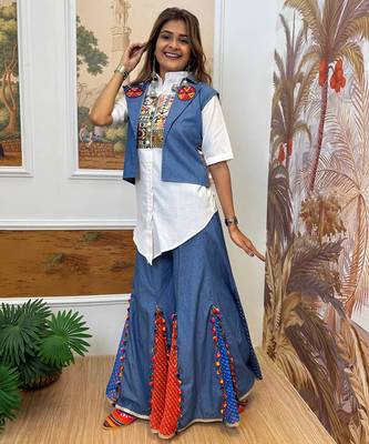 navtratri Denim Fusion Outfit  5