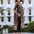 Black Printed Kurta set with Dupatta