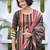 Women   s silk blend embroidered straight kurta with pant & printed dupatta set