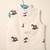 White embroidery on white modal kurta bandi set for boys