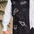 Black embroidered cotton shirt