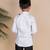 Black embroidered cotton shirt