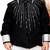 Black embroidered cotton shirt