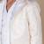 Beige plain satin suit