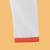 Boys orange side cut katha woven design cotton kurta pyjama set