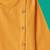 Boys yellow side cut katha woven design cotton kurta pyjama set