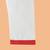 Boys red middle cut katha woven design cotton kurta pyjama set