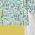 Boys teal hippo and giraffe printed cotton kurta pyjama set