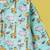 Boys teal hippo and giraffe printed cotton kurta pyjama set
