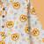 Boys white lion faces printed cotton kurta pyjama set