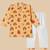 Boys Yellow rainbow and butterfly printed cotton kurta pyjama set