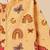 Boys Yellow rainbow and butterfly printed cotton kurta pyjama set