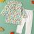 Boys green aninal world printed cotton kurta pyjama set