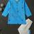 Boys blue musical notes printed cotton kurta pyjama set