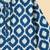 Boys blue ikat printed cotton kurta pyjama set