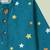 Boys teal stars printed cotton kurta pyjama set
