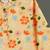 Boys beige floral garden printed cotton kurta pyjama set