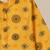 Boys Yellow floral motif printed cotton kurta pyjama set