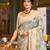 Sangam prints green cotton silk woven work traditional saree