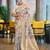 Sangam prints light grey cotton silk woven work traditional saree