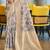 Sangam prints light grey cotton silk woven work traditional saree