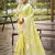 Sangam prints yellow silk woven work traditional saree