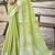 Sangam prints green silk woven work traditional saree