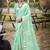 Sangam prints sea green silk woven work traditional saree