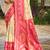 Sangam prints cream  silk woven work traditional saree