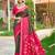 Sangam prints olive green silk woven work traditional saree