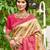 Sangam prints cream  silk woven work traditional saree