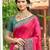 Sangam prints pink silk woven work traditional saree