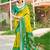Sangam prints mustard yellow silk woven work traditional saree