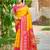 Sangam prints yellow silk woven work traditional saree