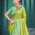 Sangam prints green kanjivaram silk woven work traditional saree