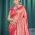 Sangam prints pink  kanjivaram silk woven work traditional saree