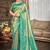 Sangam prints green kanjivaram silk woven work traditional saree