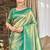 Sangam prints green kanjivaram silk woven work traditional saree