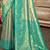 Sangam prints green kanjivaram silk woven work traditional saree