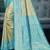 Sangam prints turquoise green kanjivaram silk woven work traditional saree