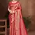 Sangam prints red kanjivaram silk woven work traditional saree